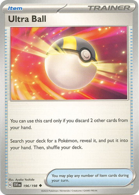 Ultra Ball - 196/198 - Uncommon (Inglés NM)