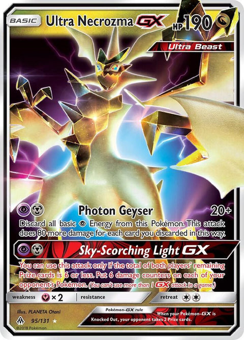 Ultra Necrozma-GX - 95/131 - Rare Holo GX (Español Foil LP)