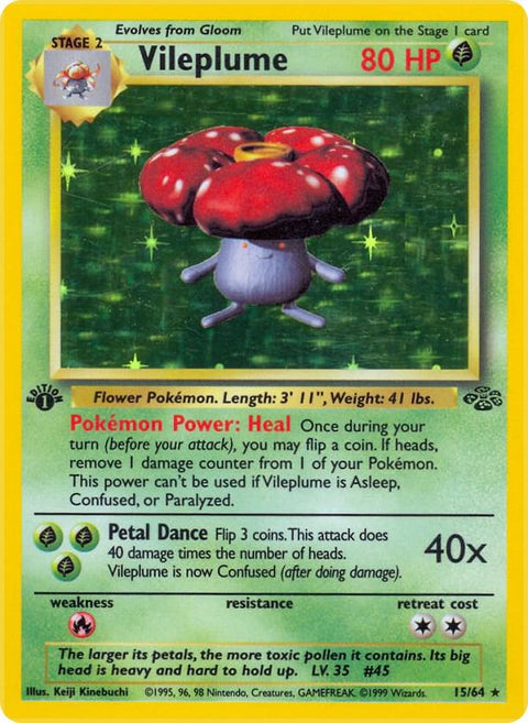 Vileplume - 15/64 - Rare Holo