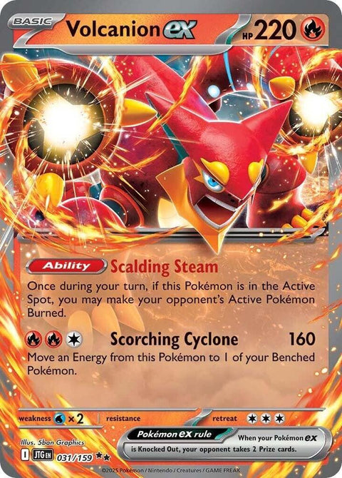 Volcanion ex - 031/159 - Double Rare (Inglés Foil NM)