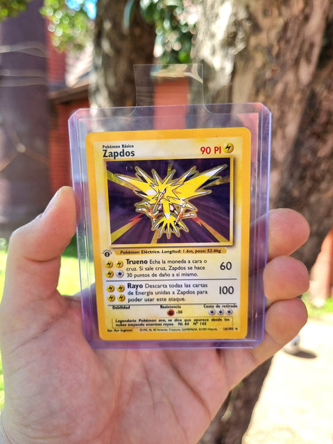 Zapdos 1era Edición - 16/102 Base Set 1999 Holo Rare - Español