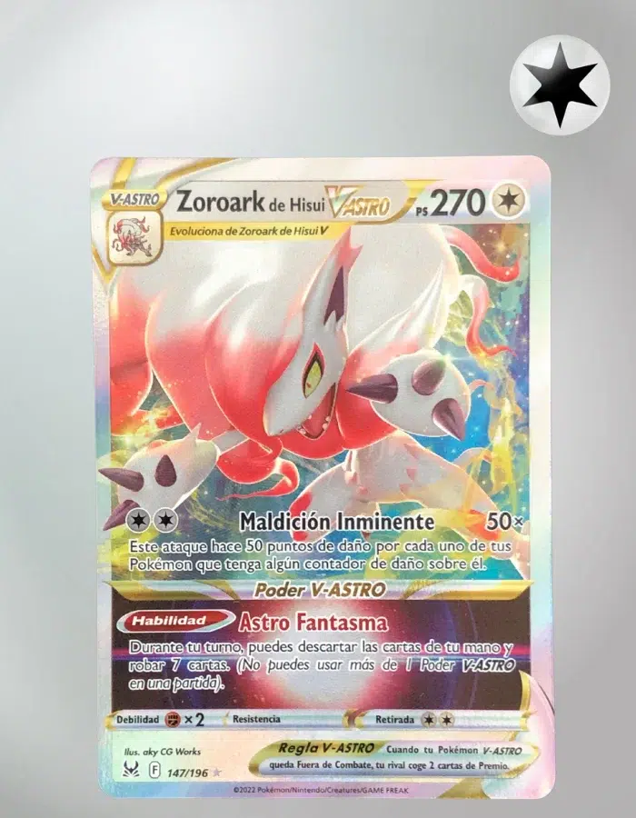 Zoroark de Hisui Vastro 147/196 Lost Origin